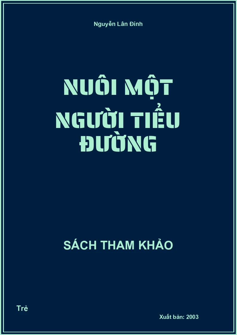 Nuôi một người tiểu đường
