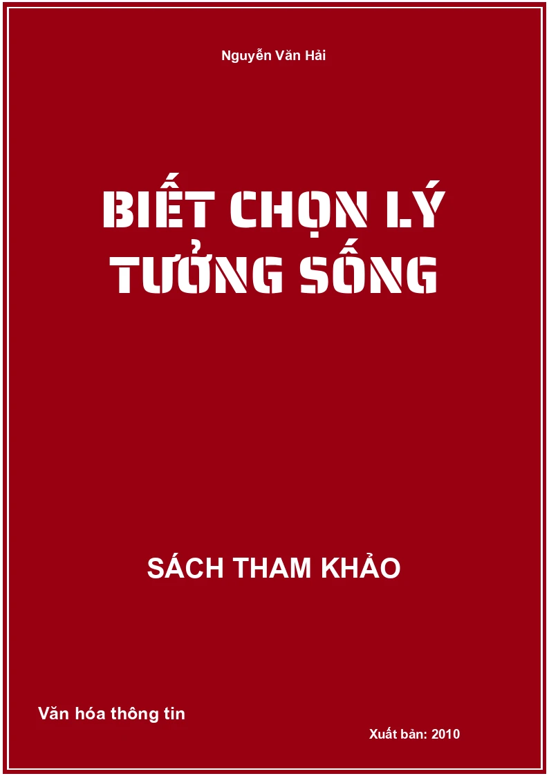Biết chọn lý tưởng sống