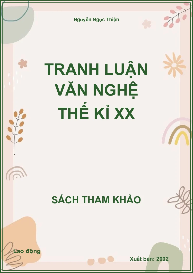 Tranh luận văn nghệ thế kỉ XX