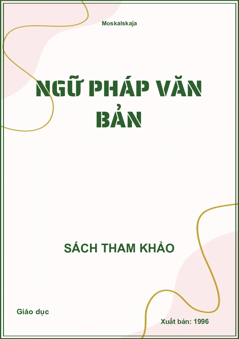 Ngữ pháp văn bản