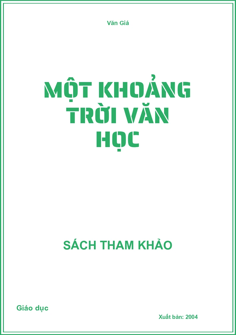 Một khoảng trời văn học