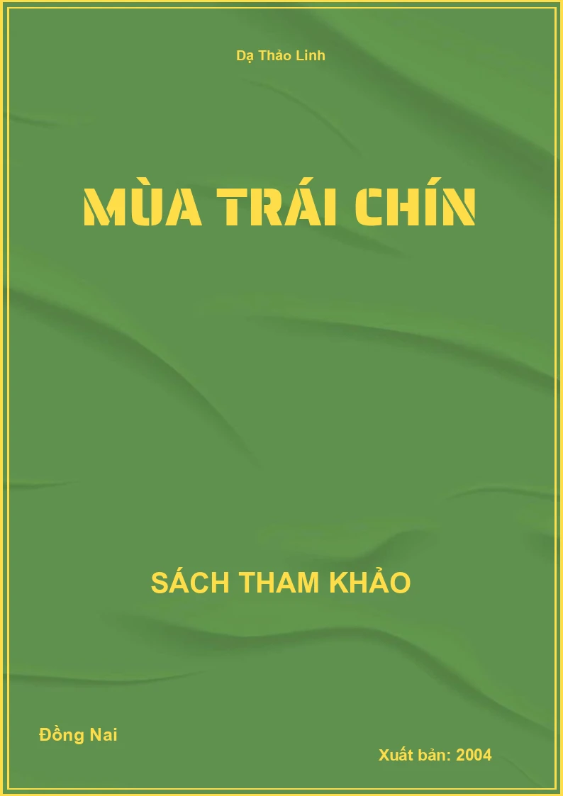 Mùa trái chín