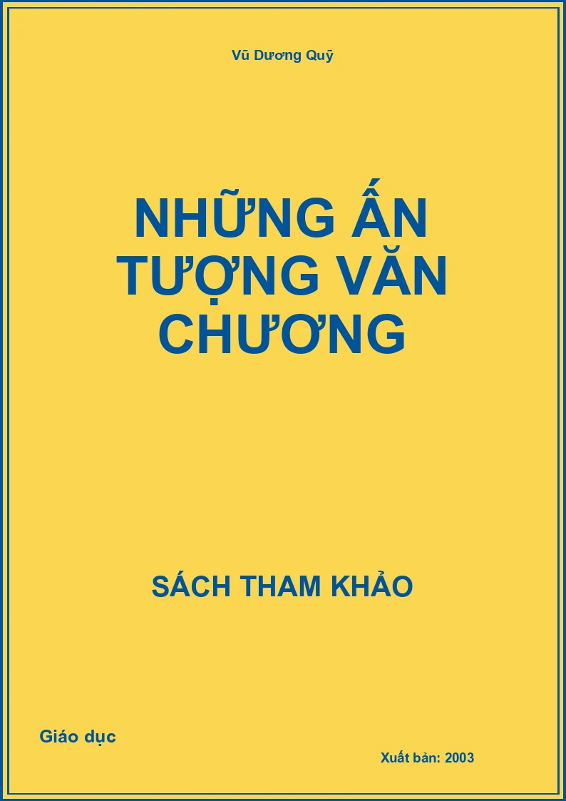 Những ấn tượng văn chương
