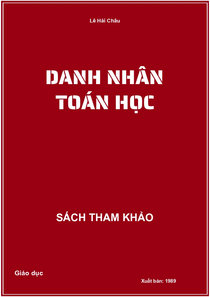Danh nhân Toán học