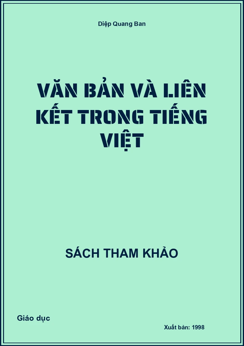 Văn bản và liên kết trong tiếng Việt