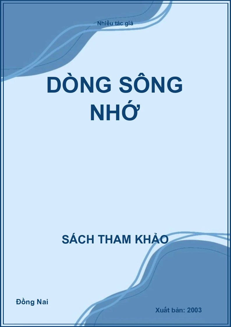 Dòng sông nhớ