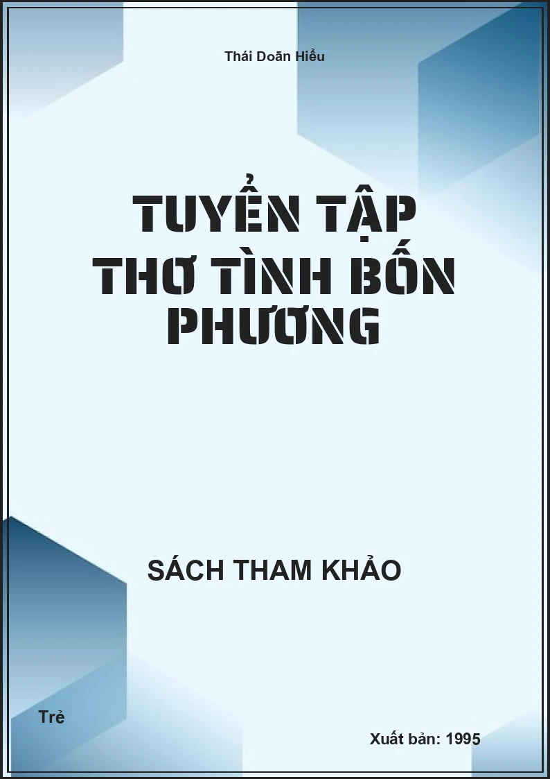 Tuyển tập thơ tình bốn phương