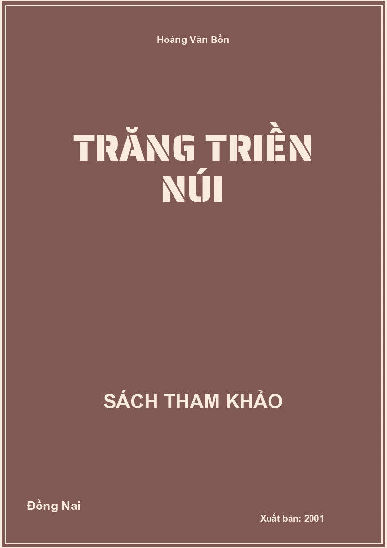 Trăng triền núi