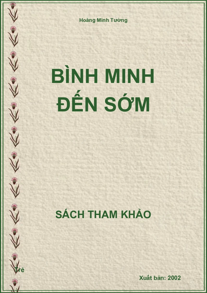 Bình minh đến sớm