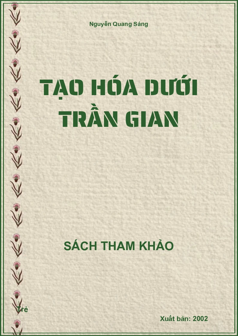 Tạo hóa dưới trần gian