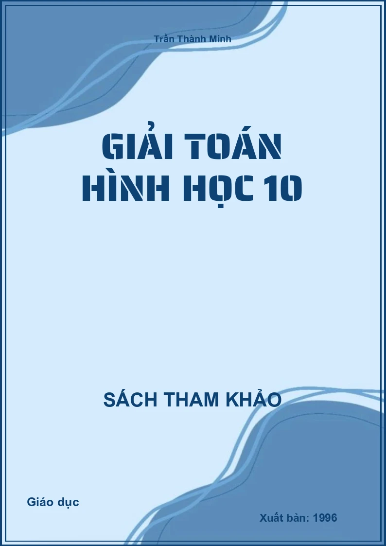 Giải toán Hình học 10