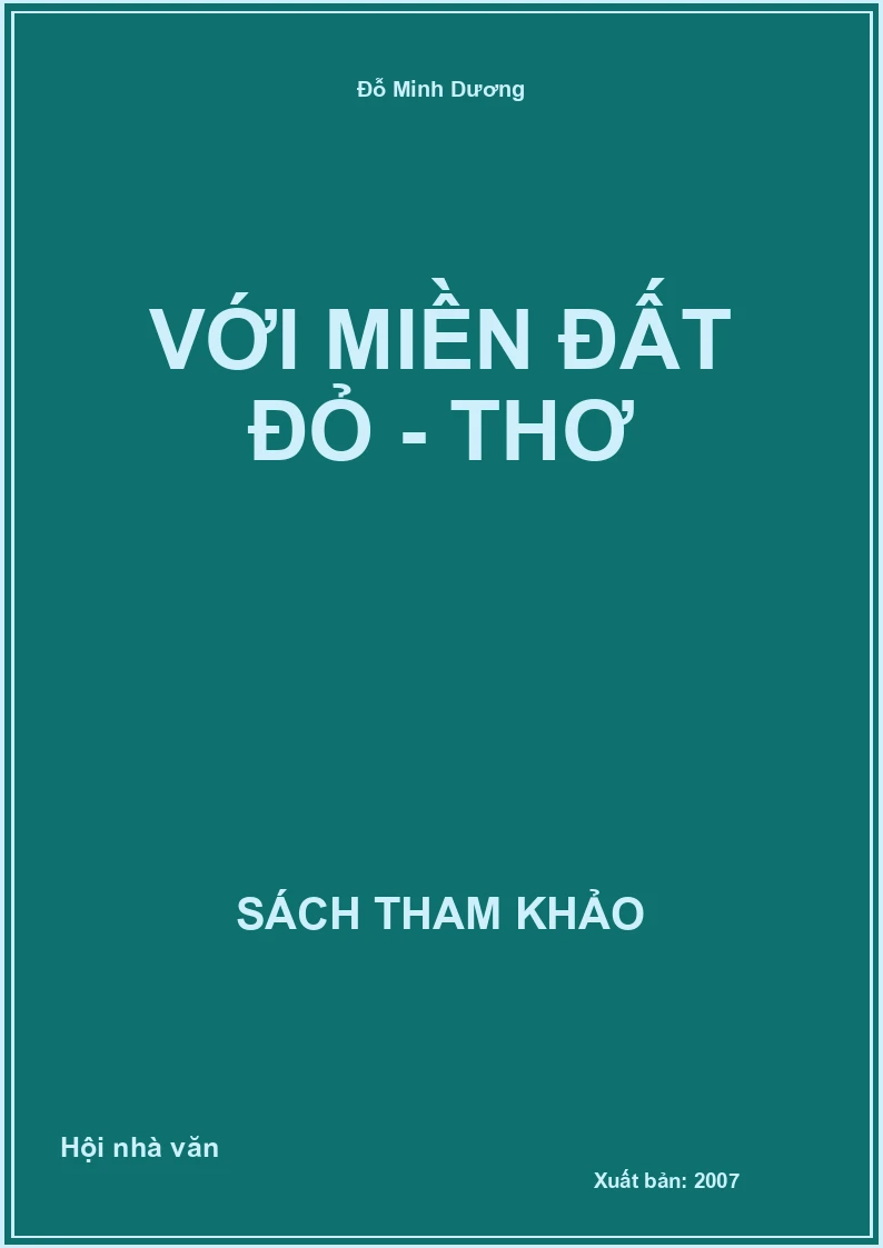 Với miền đất đỏ - Thơ