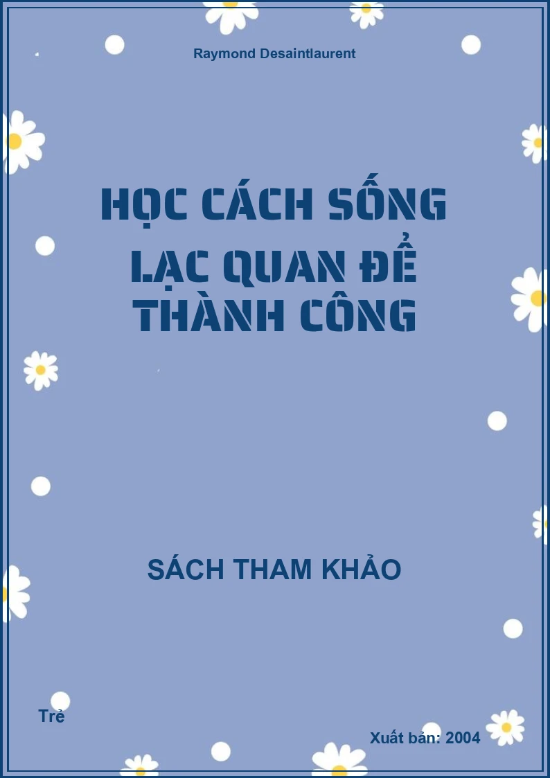 Học cách sống lạc quan để thành công