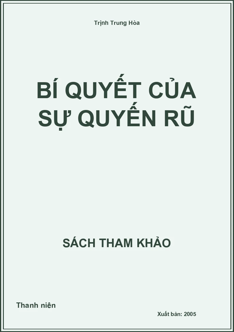 Bí quyết của sự quyến rũ