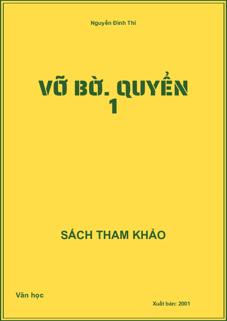 Vỡ bờ. Quyển 1