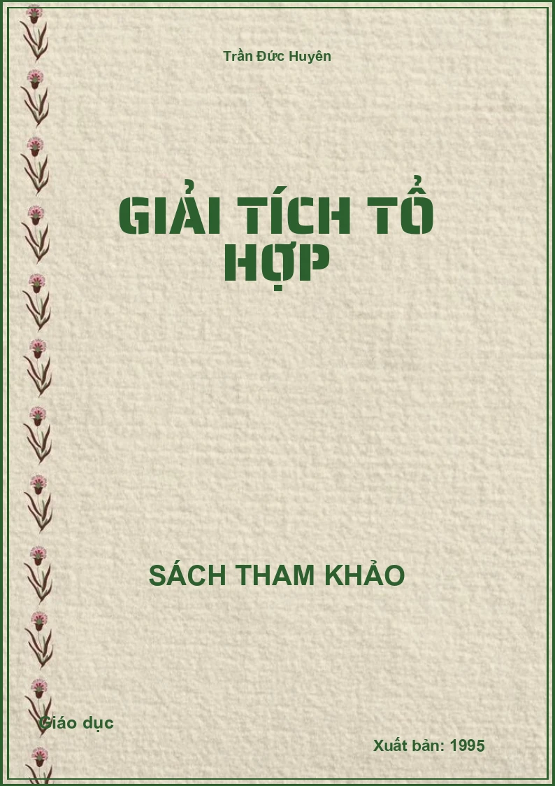 Giải tích tổ hợp