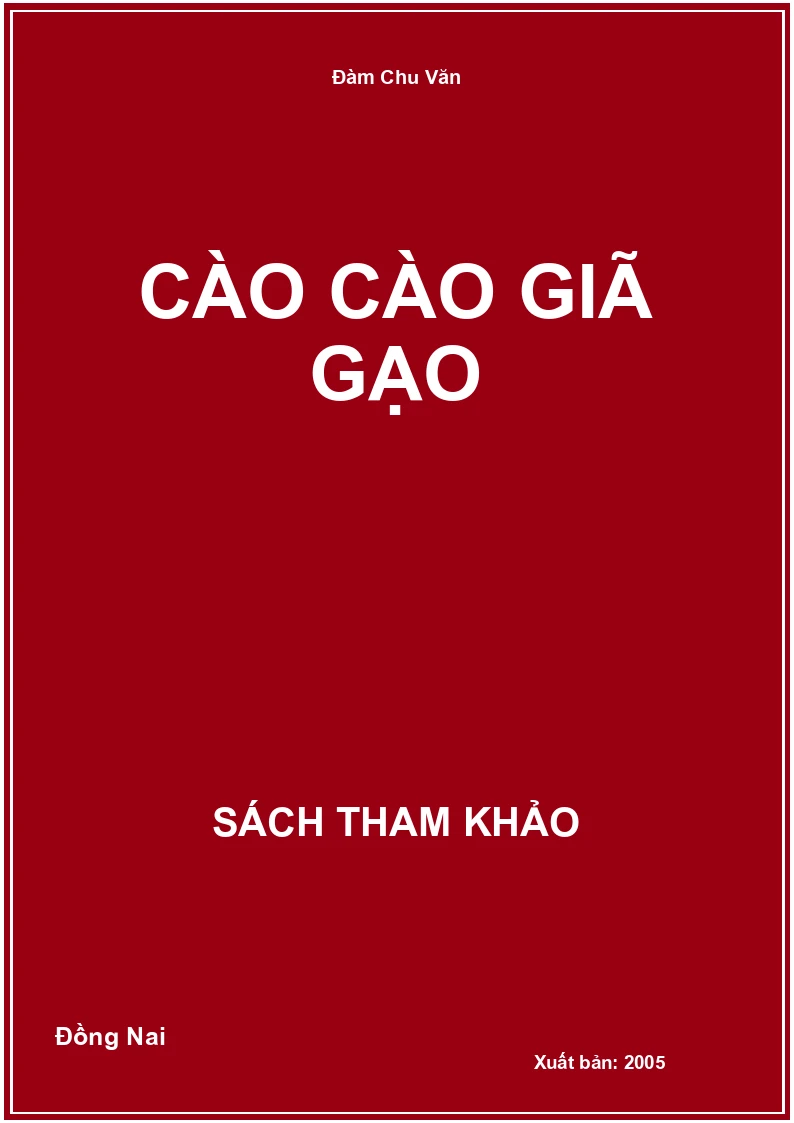 Cào cào giã gạo