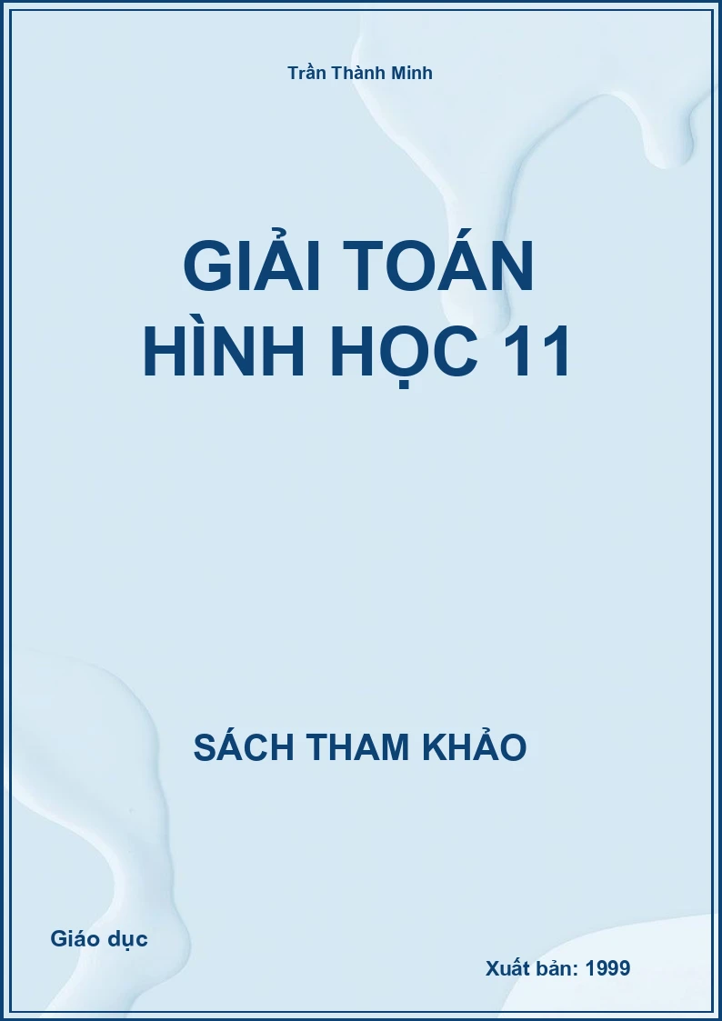 Giải toán Hình học 11