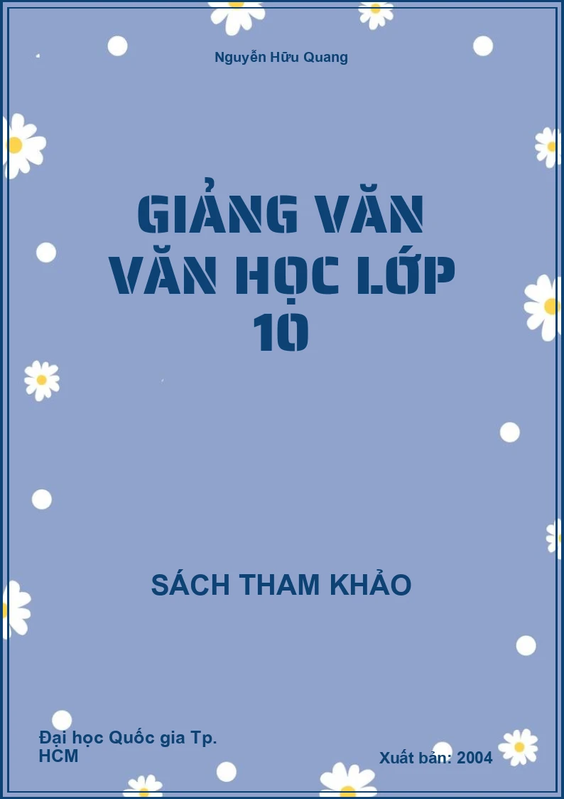 Giảng văn Văn học lớp 10