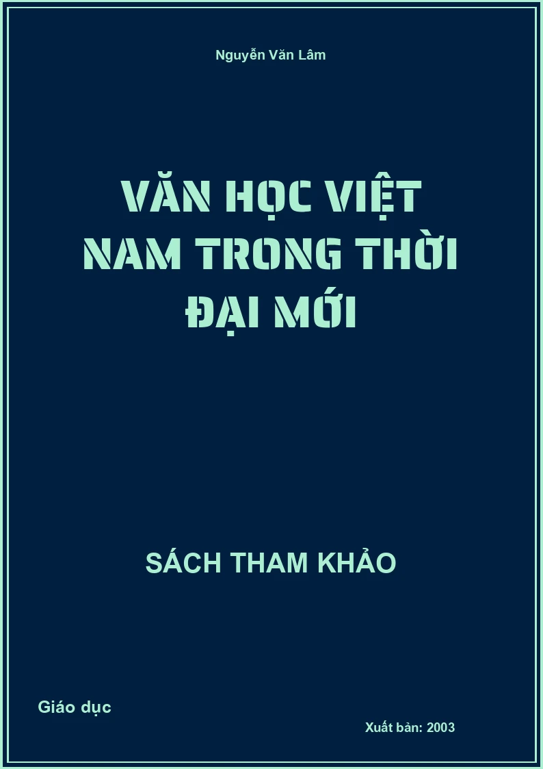 Văn học Việt Nam trong thời đại mới