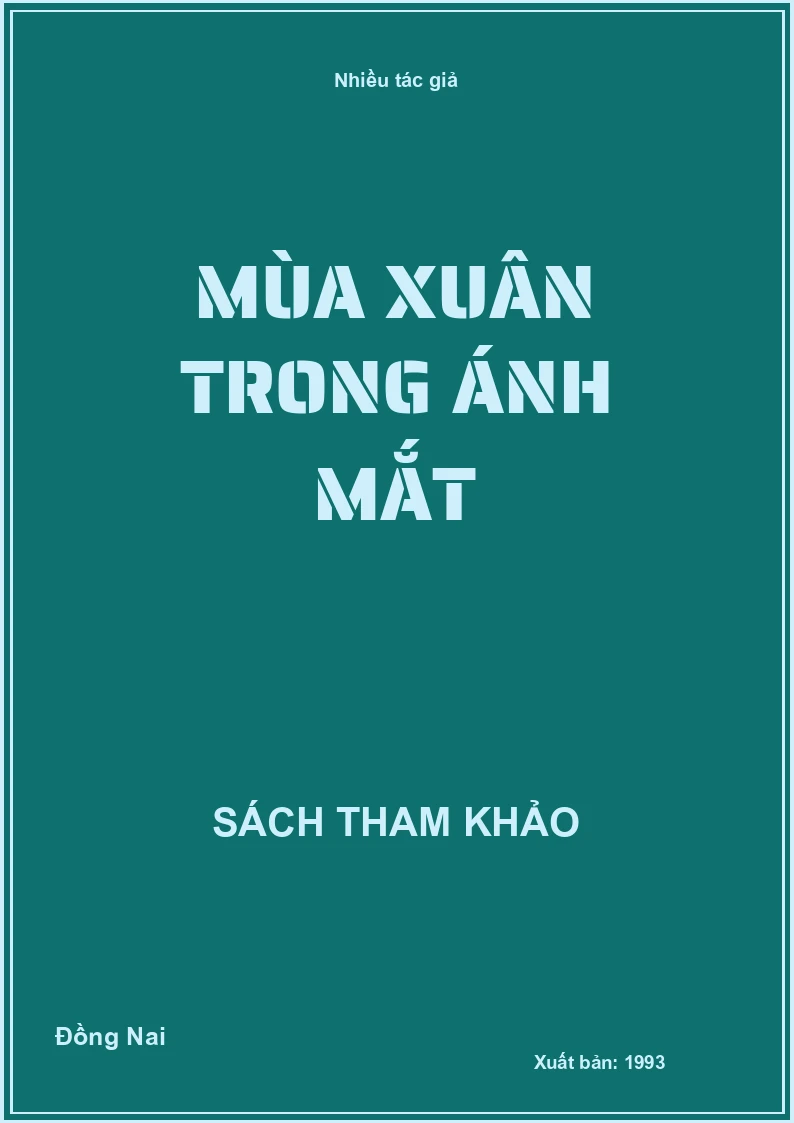 Mùa xuân trong ánh mắt