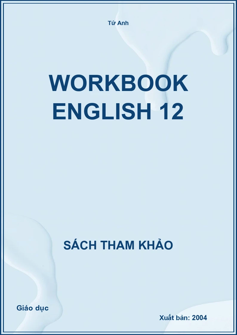 Workbook English 12