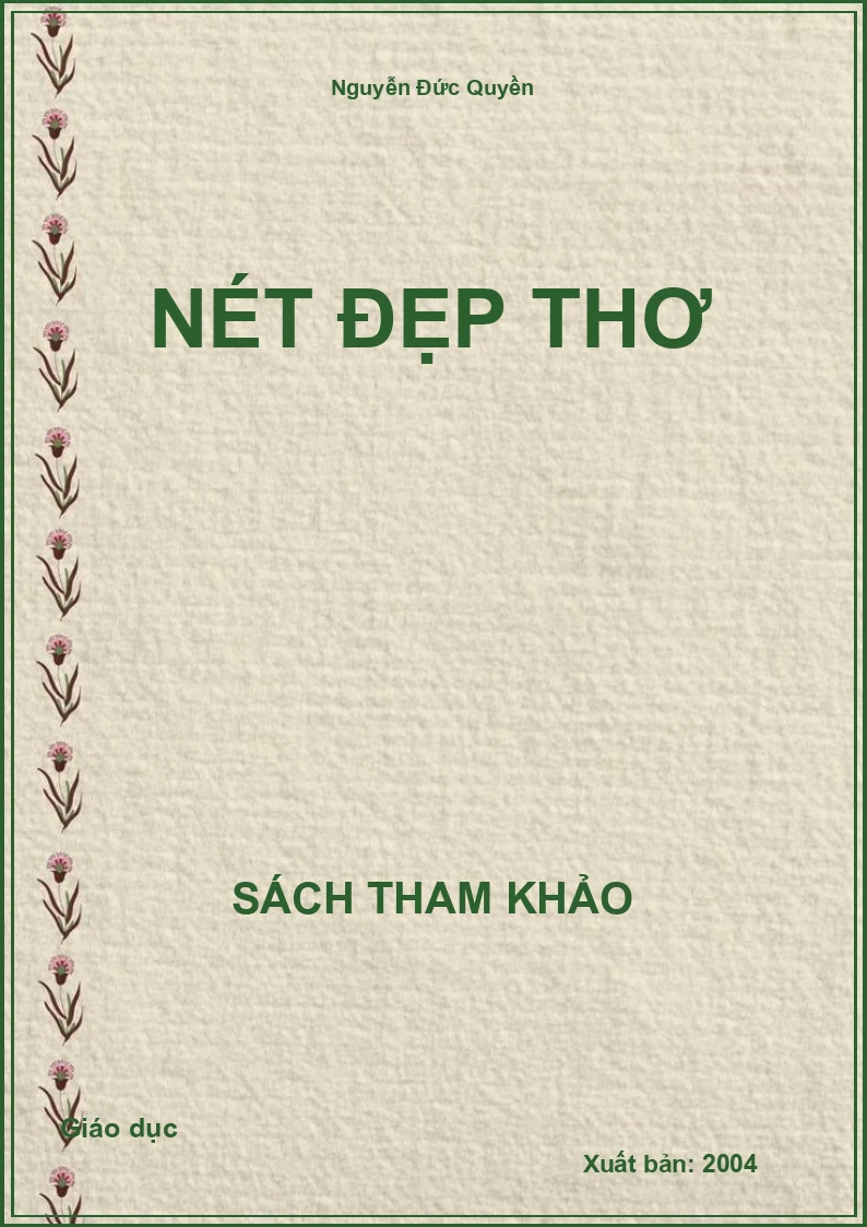 Nét đẹp thơ