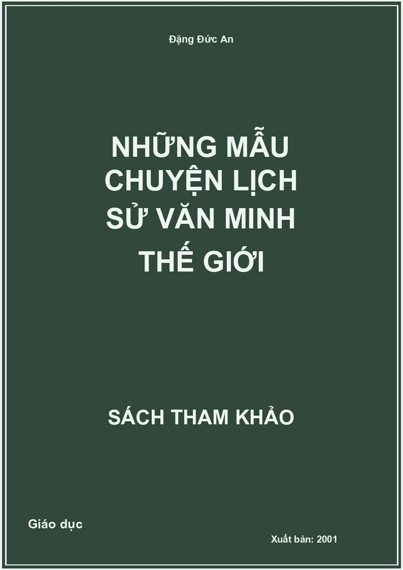 Những mẫu chuyện lịch sử văn minh thế giới