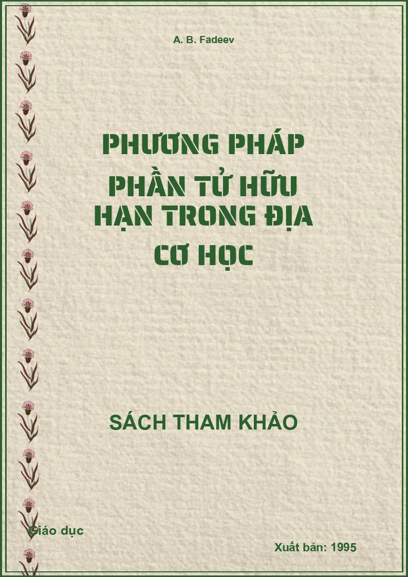 Phương pháp phần tử hữu hạn trong địa cơ học