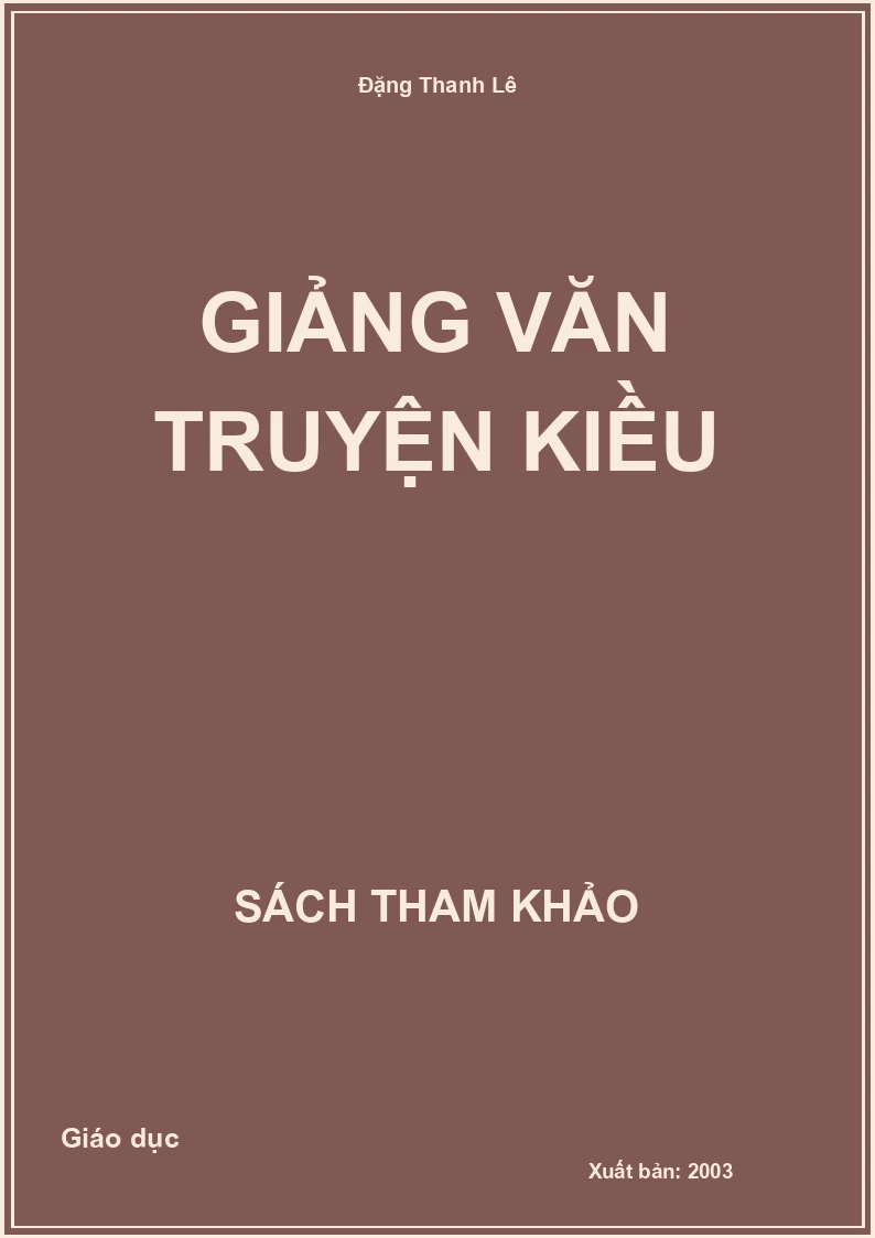 Giảng văn truyện Kiều