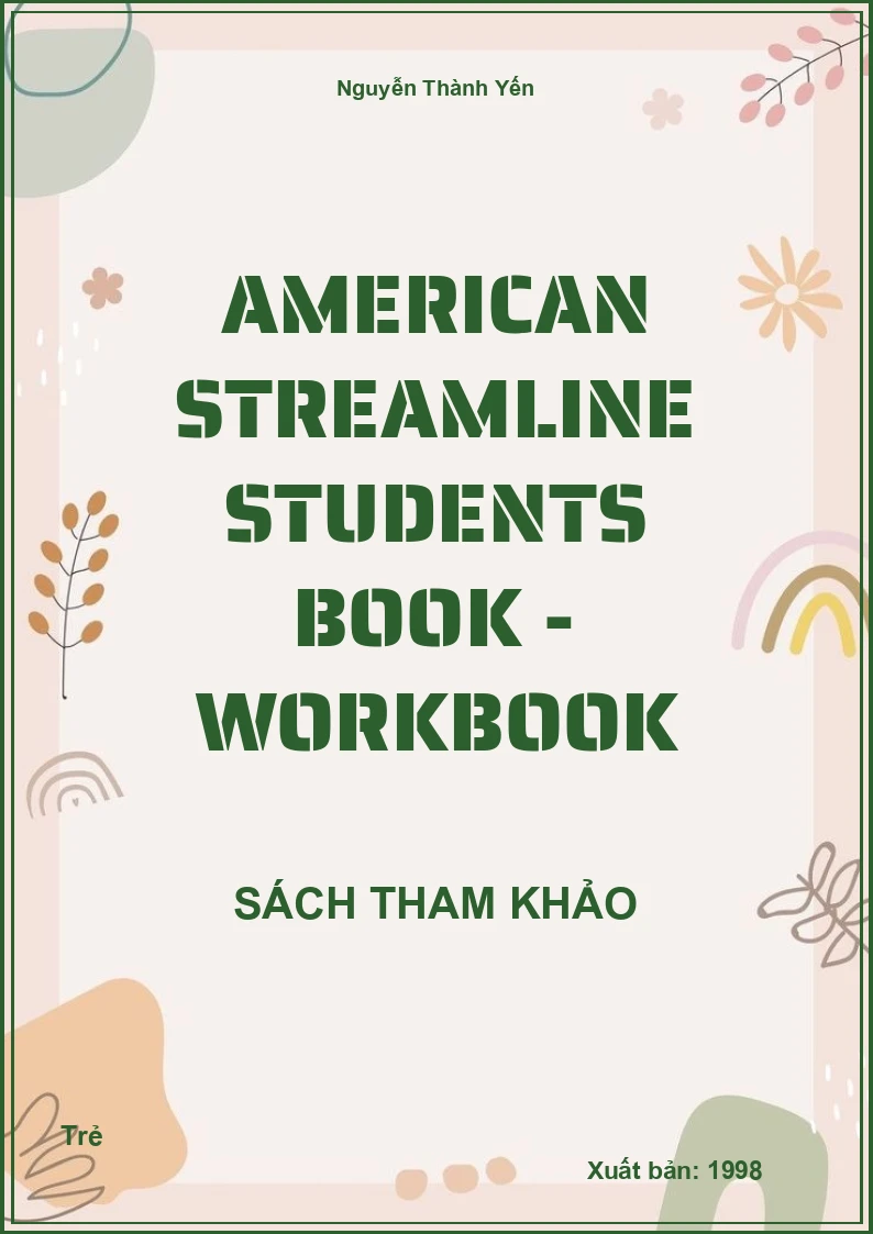 American Streamline Students book - Workbook