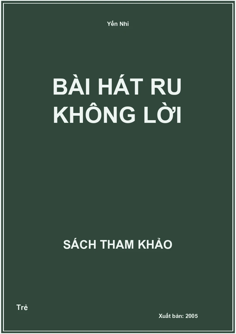 Bài hát ru không lời
