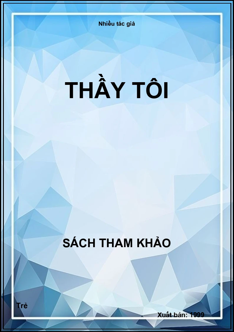 Thầy tôi