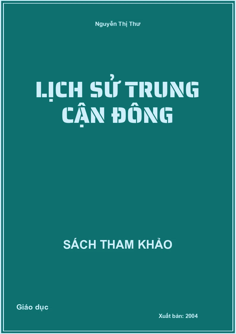 Lịch sử Trung cận đông