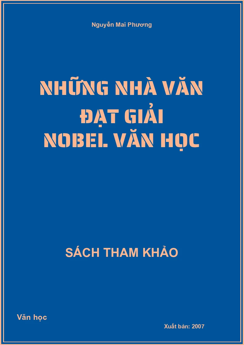 Những nhà văn đạt giải Nobel Văn học