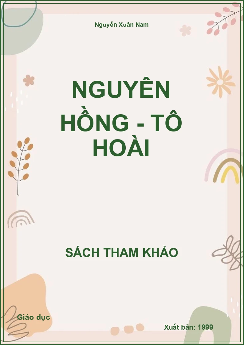 Nguyên Hồng - Tô Hoài