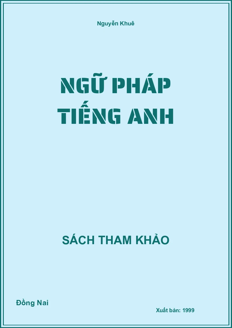 Ngữ pháp Tiếng Anh