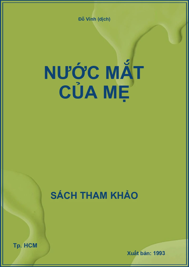 Nước mắt của mẹ