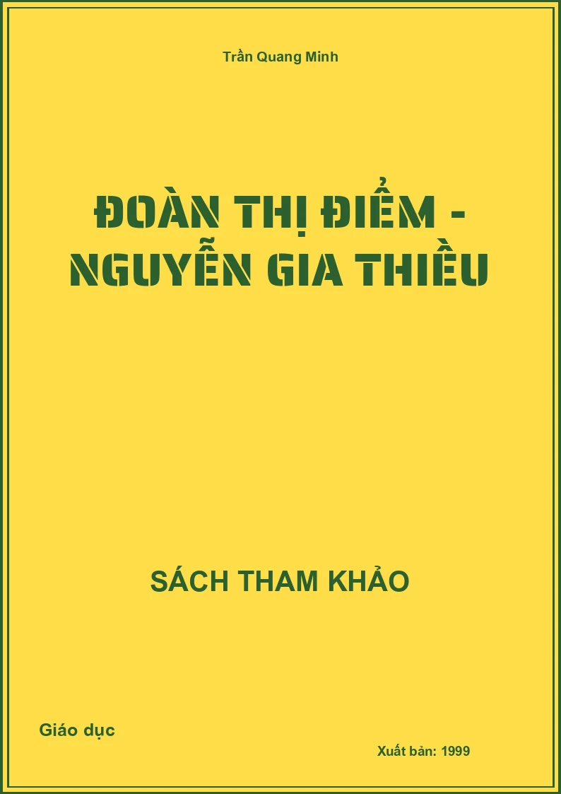 Đoàn Thị Điểm - Nguyễn Gia Thiều