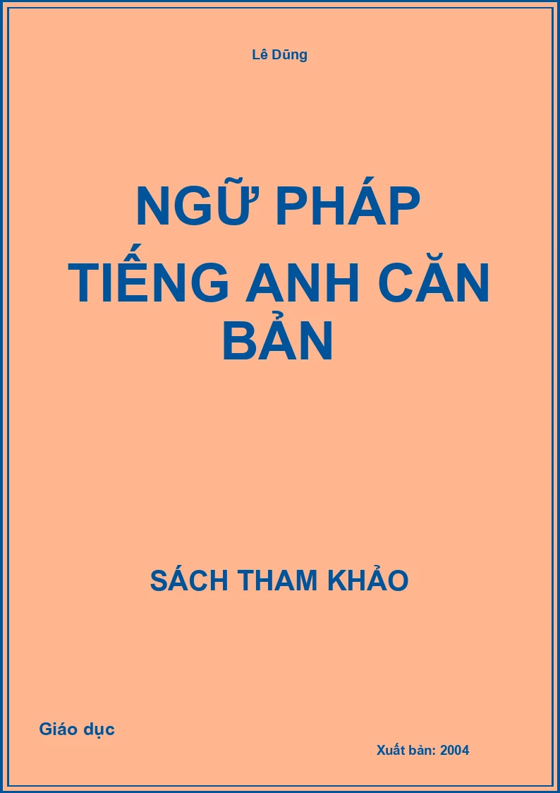 Ngữ pháp tiếng Anh căn bản