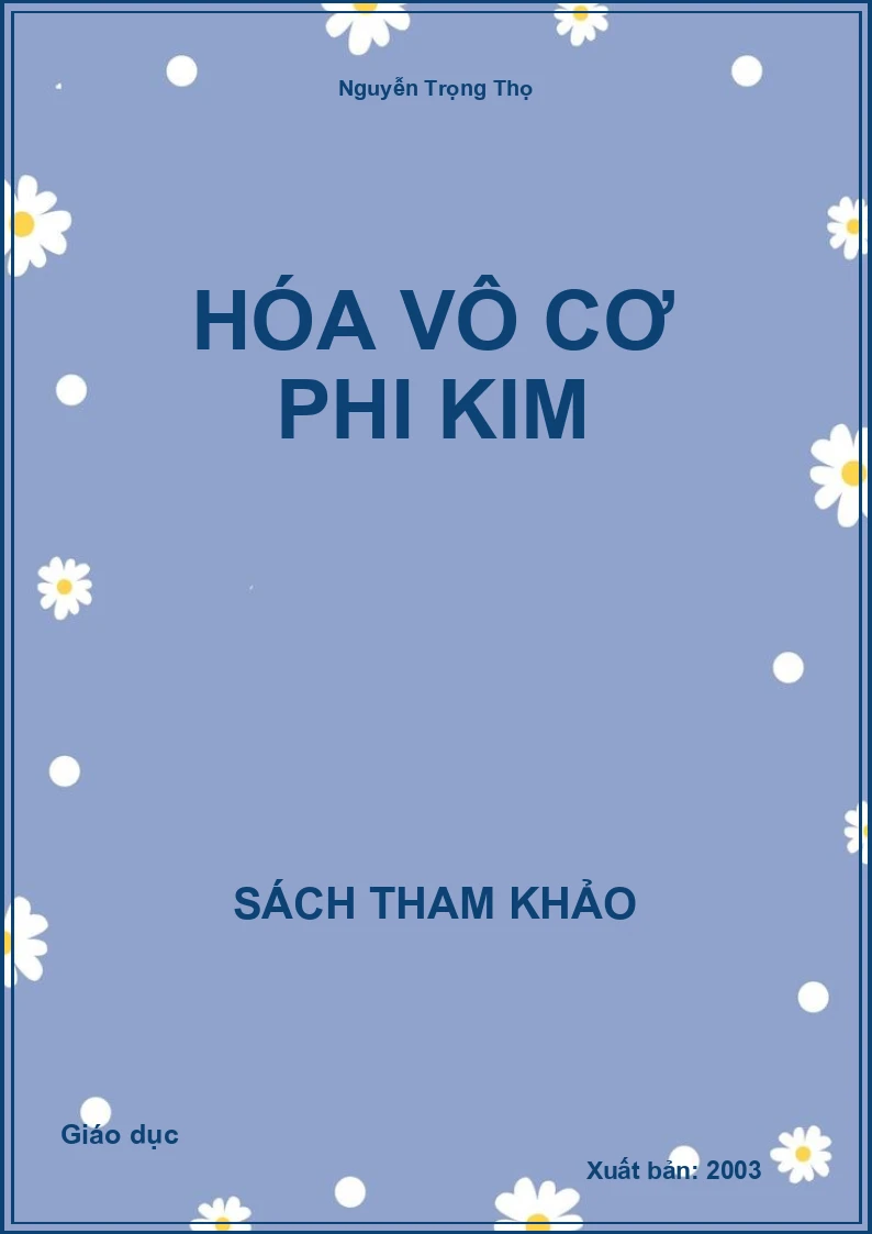 Hóa vô cơ phi kim