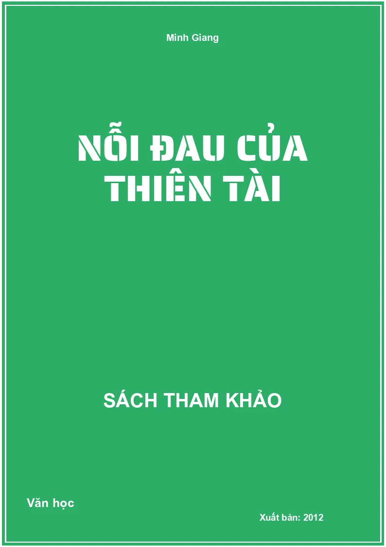 Nỗi đau của thiên tài