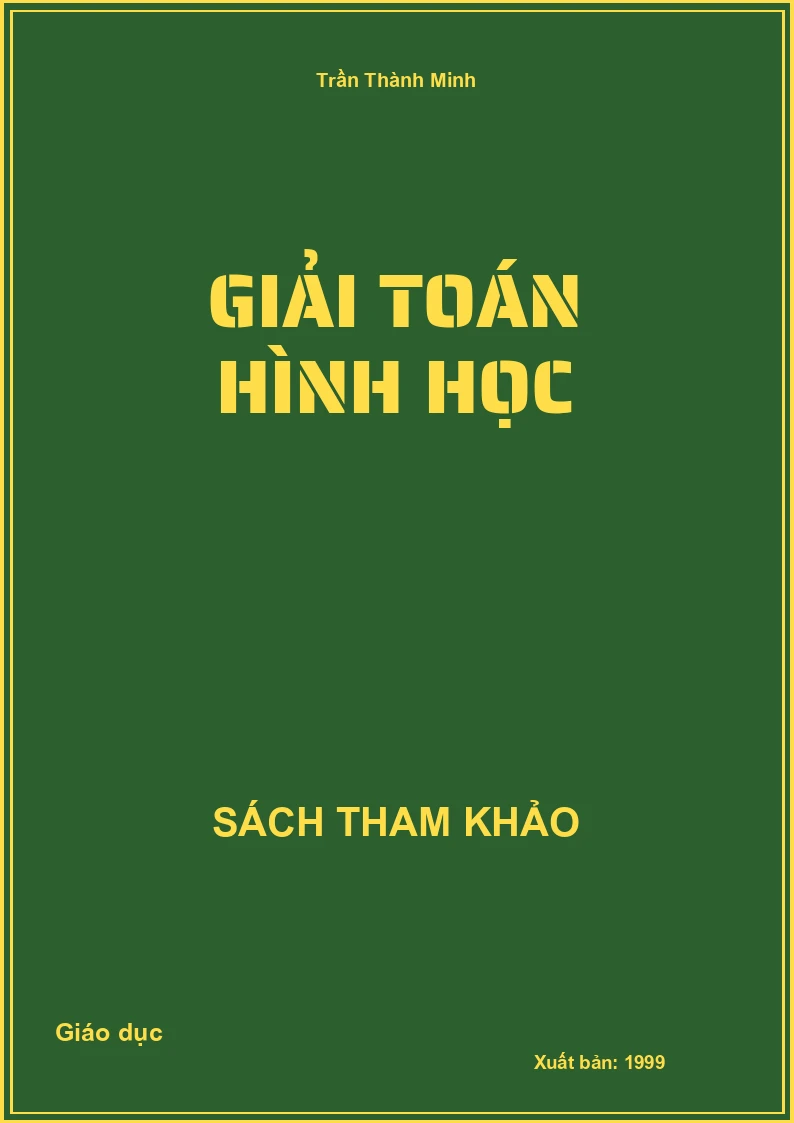 Giải toán Hình học