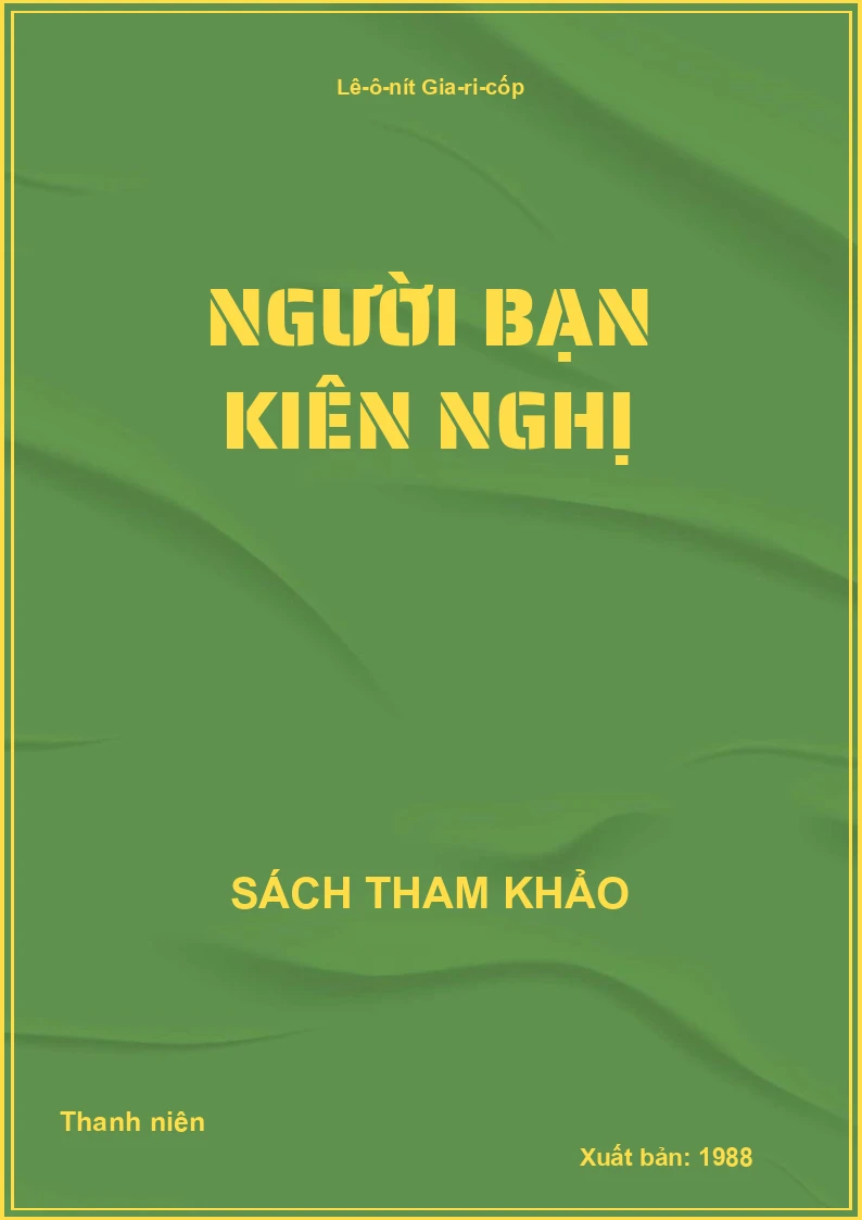 Người bạn kiên nghị