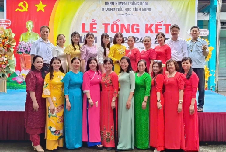 Trường Tiểu học Bình Minh long trọng tổ chức Lễ tổng kết năm học 2024–2025
