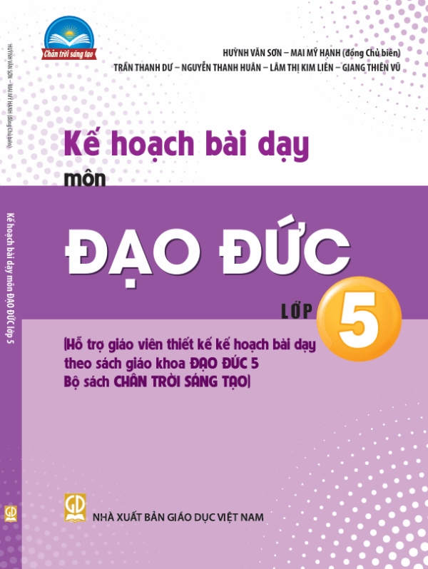 Kế hoạch bài dạy môn Đạo Đức 5 (Bộ sách Chân Trời Sáng Tạo)