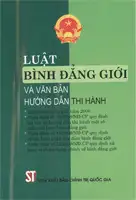 Luật bình đẳng giới và văn bản hướng dẫn thi hành
