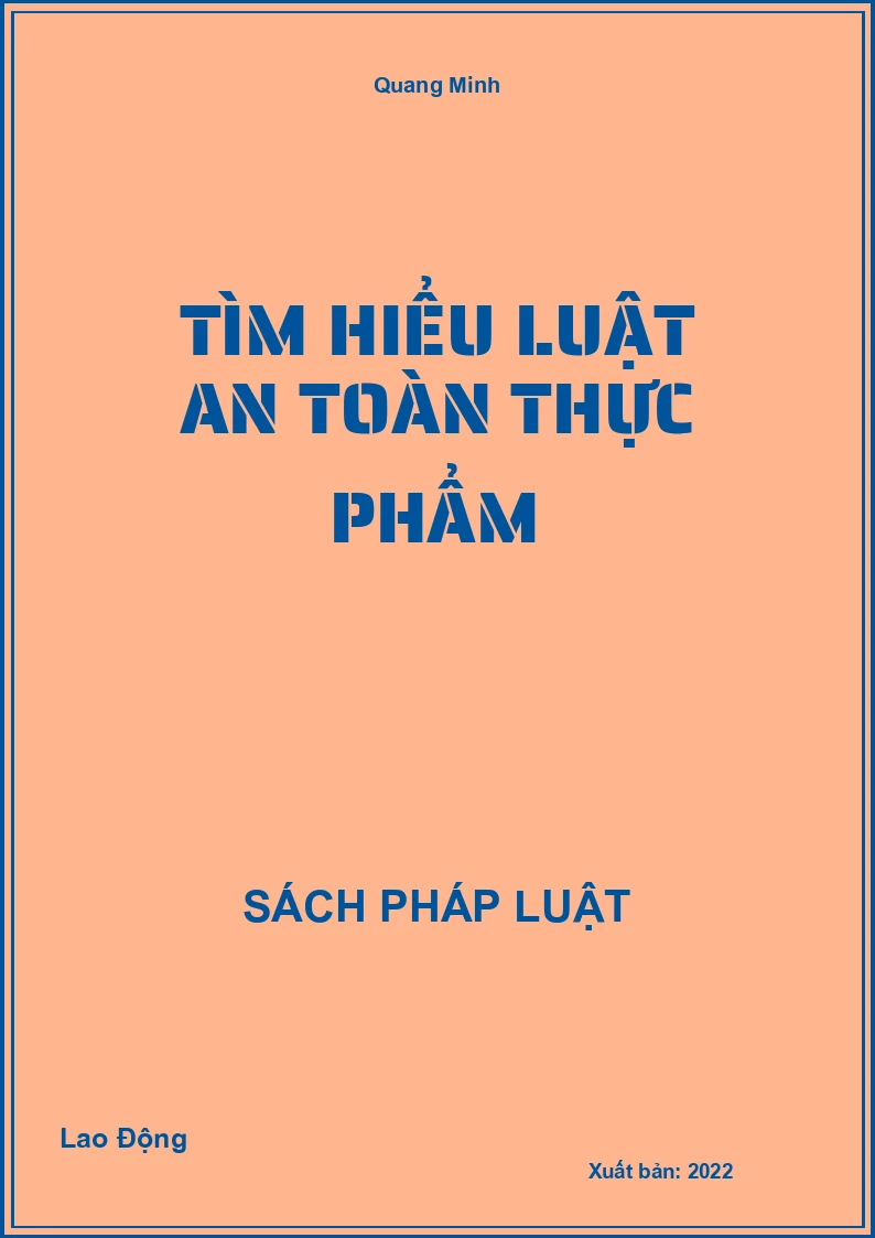 Tìm hiểu Luật an toàn thực phẩm