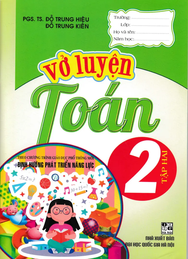 Vở luyện tập Toán 2 tập 2