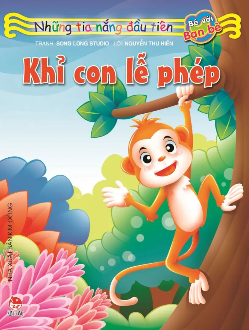 Khỉ con lễ phép